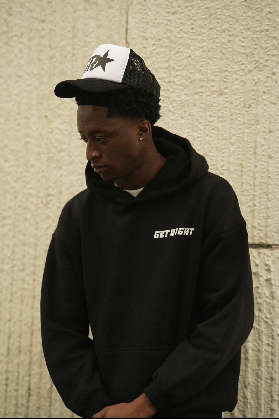 GETRIGHT HOODIE - BLACK