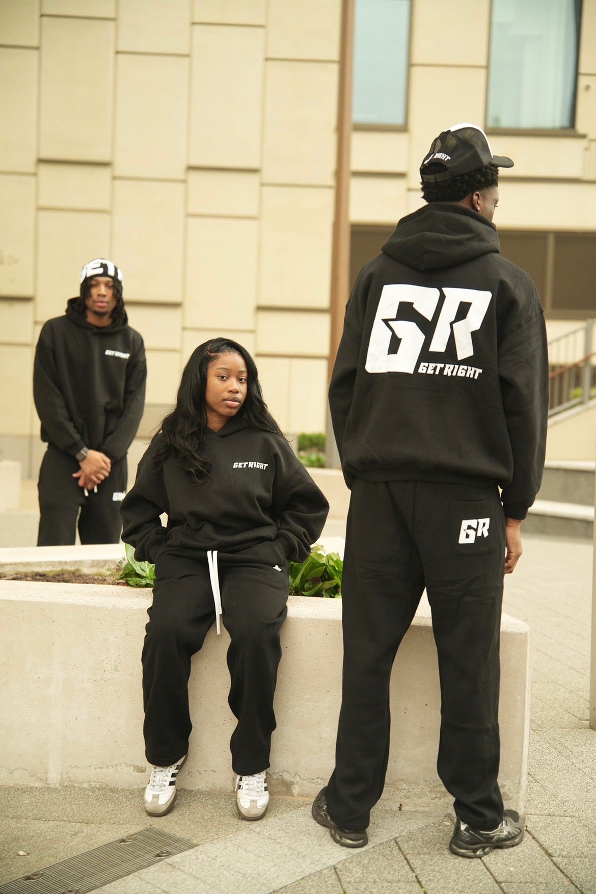 GETRIGHT JOGGERS - BLACK