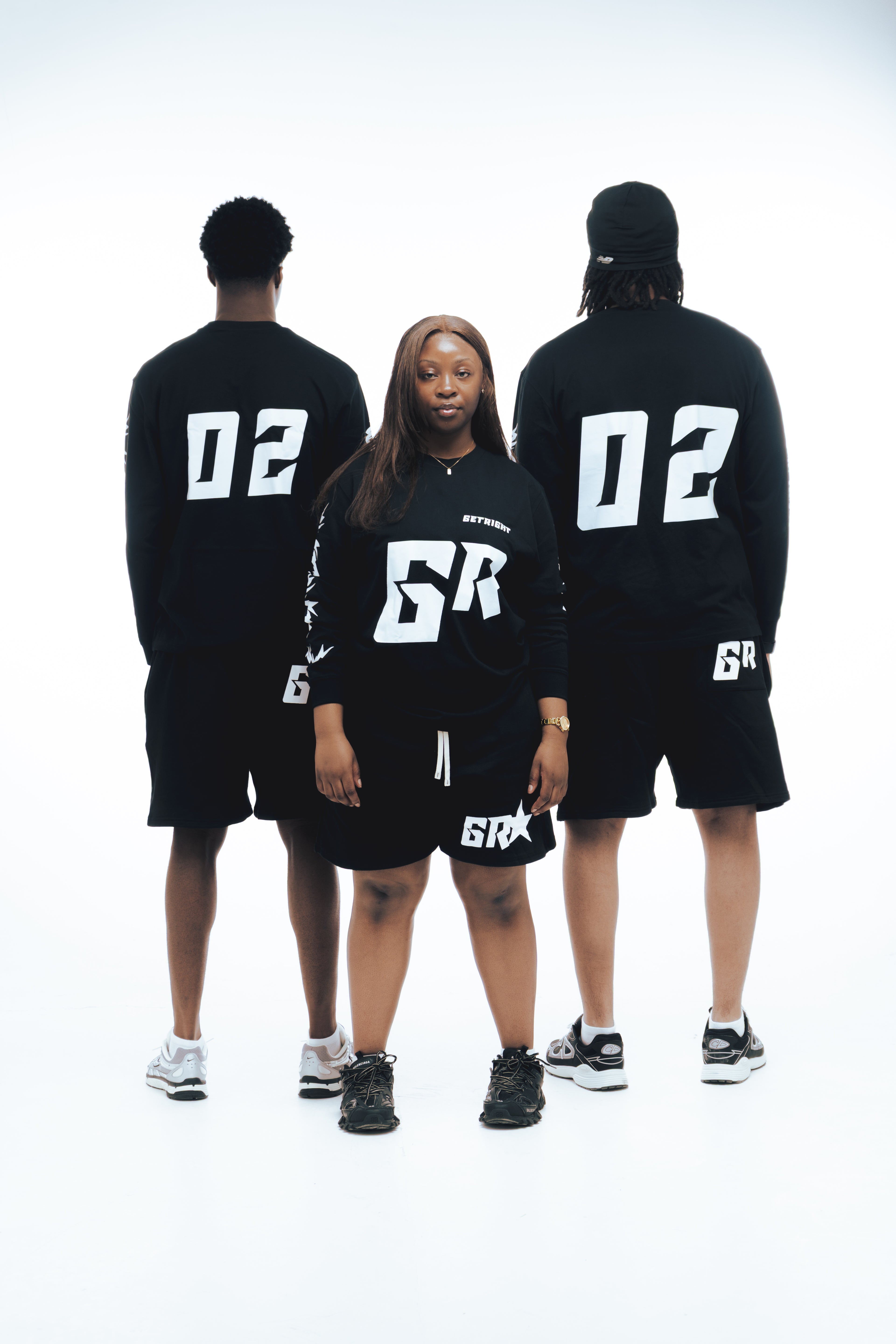 GETRIGHT SHORTS - BLACK
