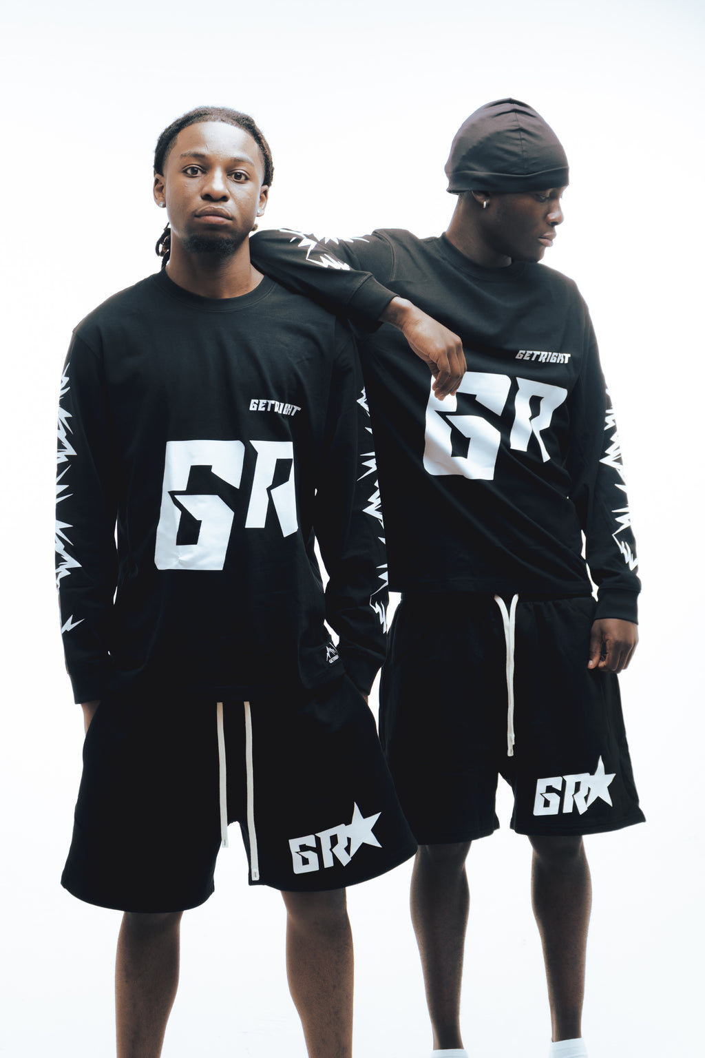 GETRIGHT SHORTS - BLACK