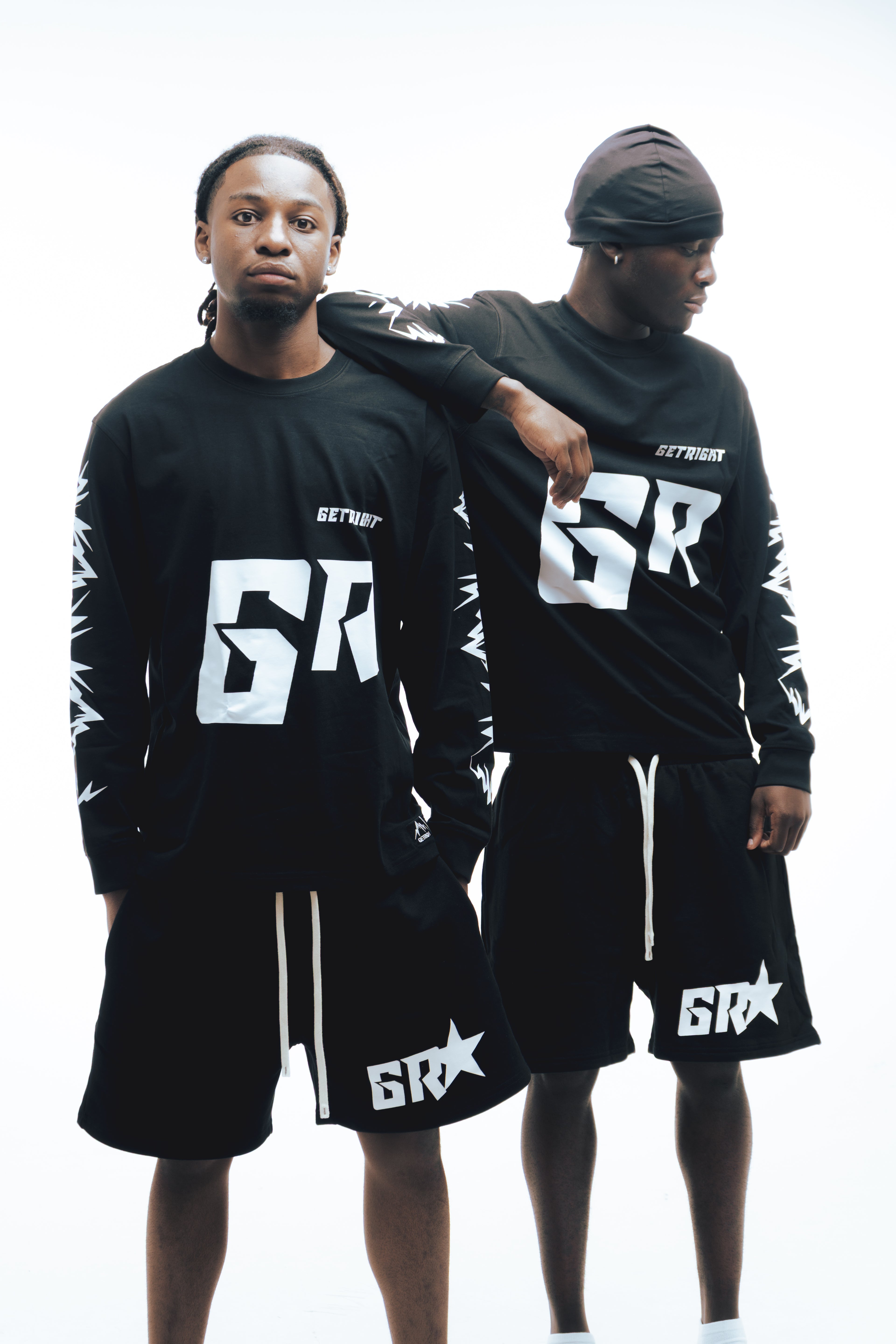 GETRIGHT SHORTS - BLACK