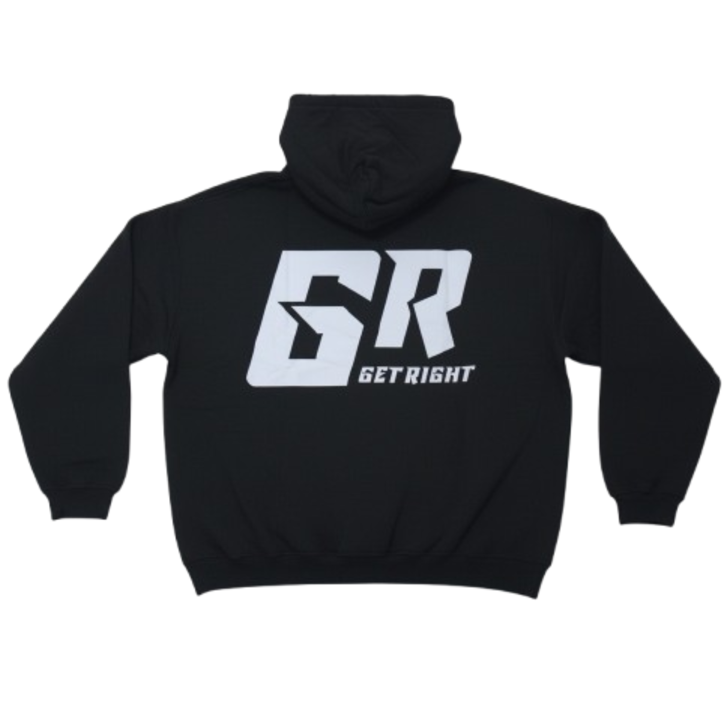 GR LOGO HOODIE – BLACK