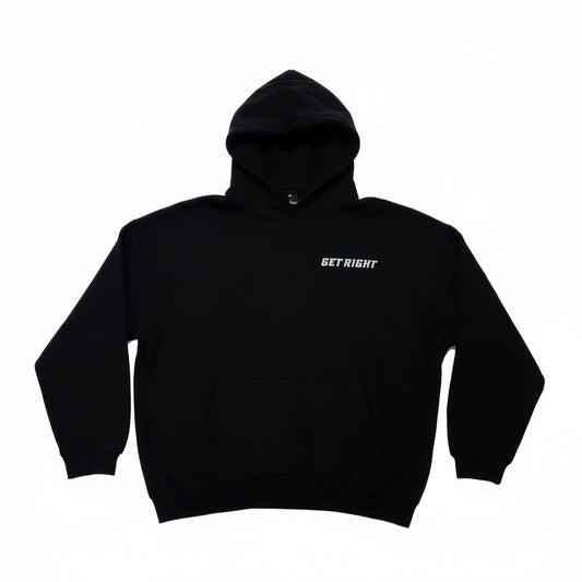 GETRIGHT HOODIE - BLACK