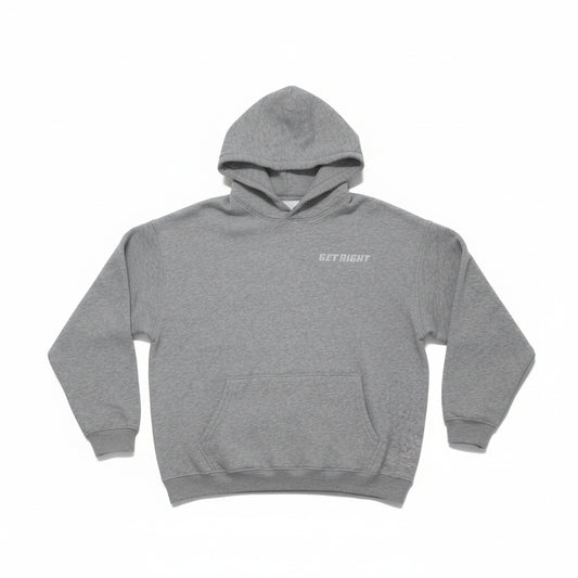 GETRIGHT HOODIE - GREY